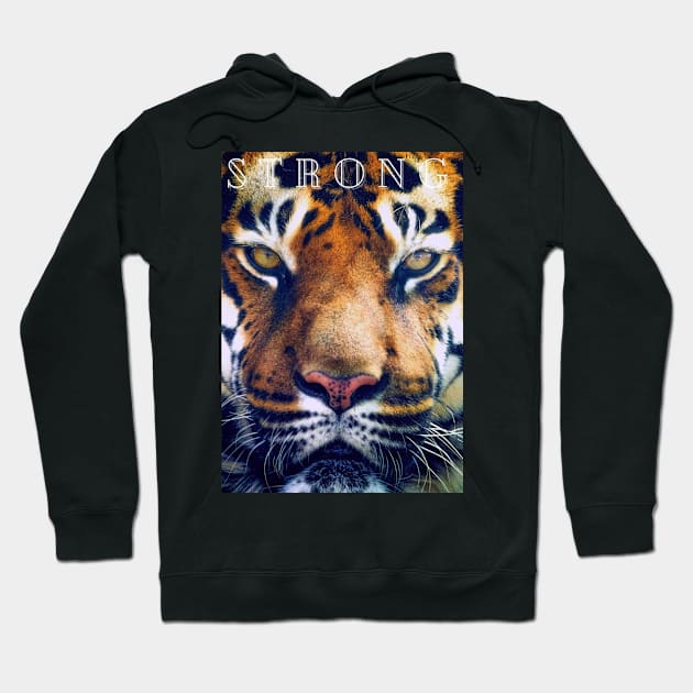 Be strong Hoodie by Crazy Art :3